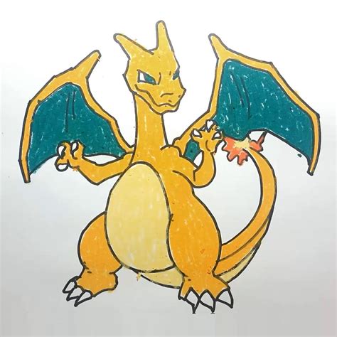 charizard drawing|How to Draw Charizard Pokémon .